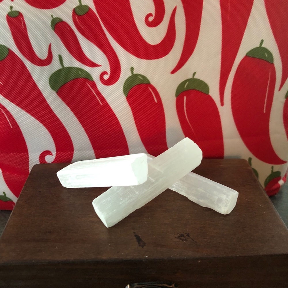 White Selenite Crystal Sticks